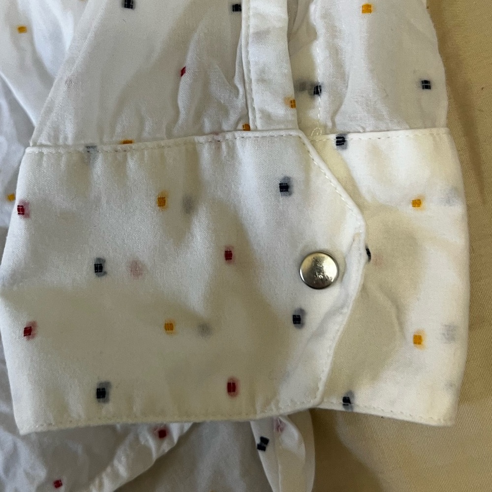 Rag & Bone for Barneys NY,Confetti Dot Button-Down Blouse,Cowgirl,Western,Size M - Picture 4 of 8